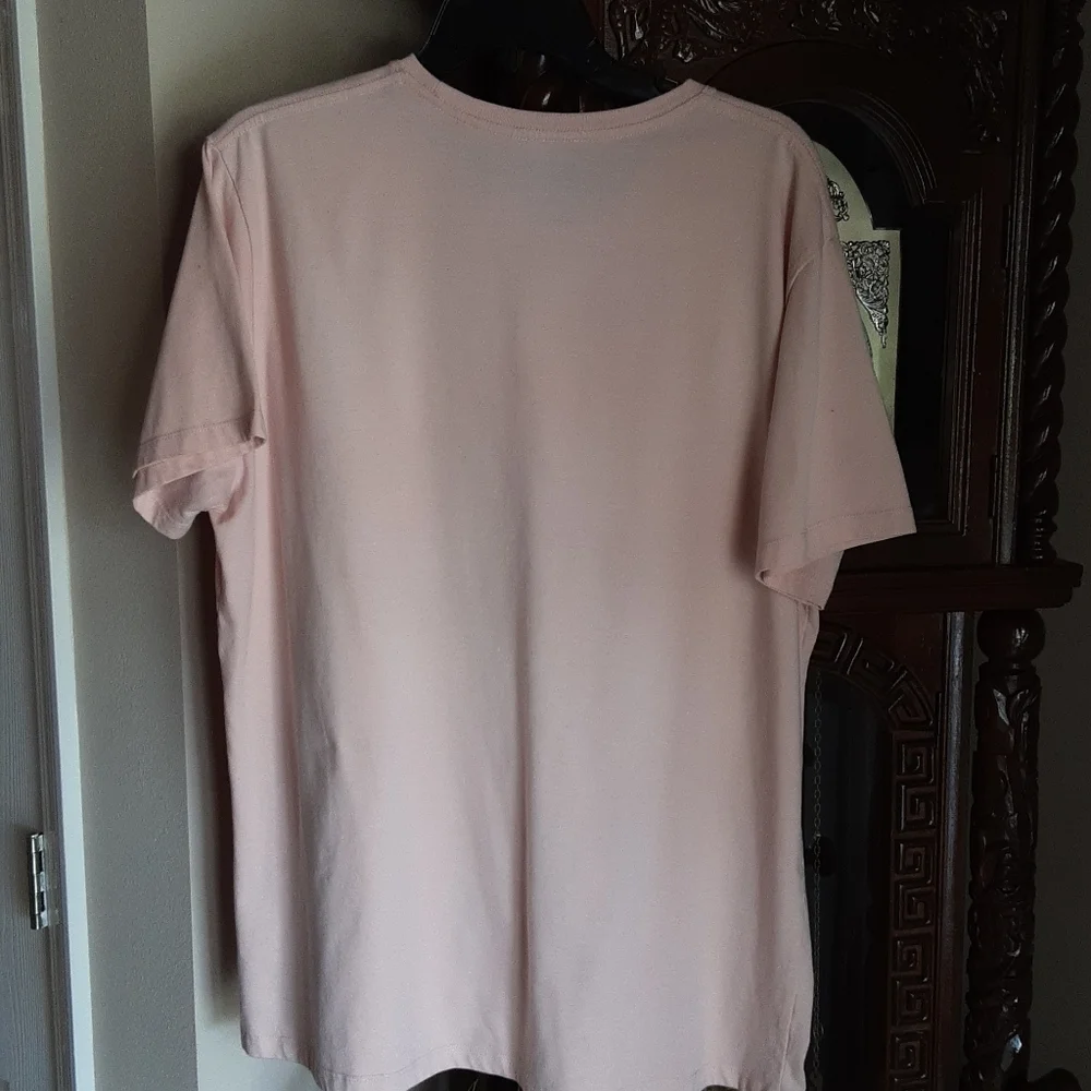 Goodfellow & Co, Men's Tee, coral w/design, Sz XL - Picture 6 of 6